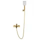 Смеситель для ванны с душем WONZON & WOGHAND FLEX, Брашированное золото (WW-88037072-BG)