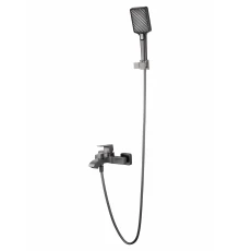 Смеситель для ванны с душем WONZON & WOGHAND FLEX, Темный графит (WW-88037072-BGM)