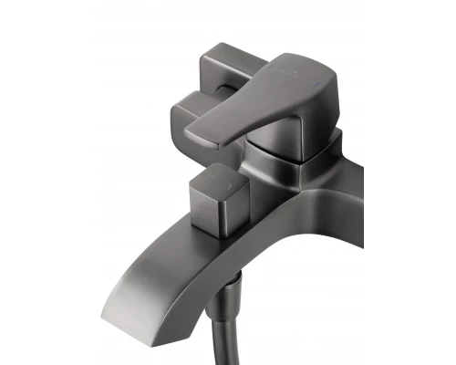 Смеситель для ванны с душем WONZON & WOGHAND FLEX, Темный графит (WW-88037072-BGM)