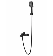 Смеситель для ванны с душем WONZON & WOGHAND FLEX, Черный матовый (WW-88037072-MB)