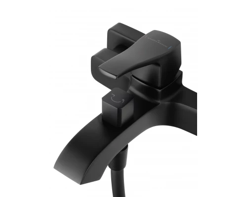 Смеситель для ванны с душем WONZON & WOGHAND FLEX, Черный матовый (WW-88037072-MB)