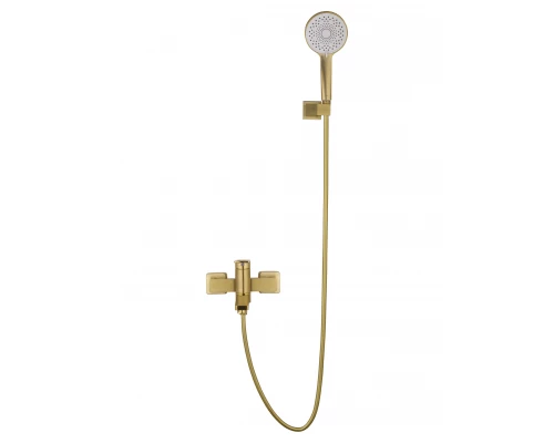 Смеситель для ванны с душем WONZON & WOGHAND FRAME, Брашированное золото (WW-88639010- BG)
