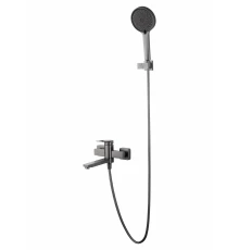 Смеситель для ванны с душем WONZON & WOGHAND FRAME, Темный графит (WW-88639010-BGM)