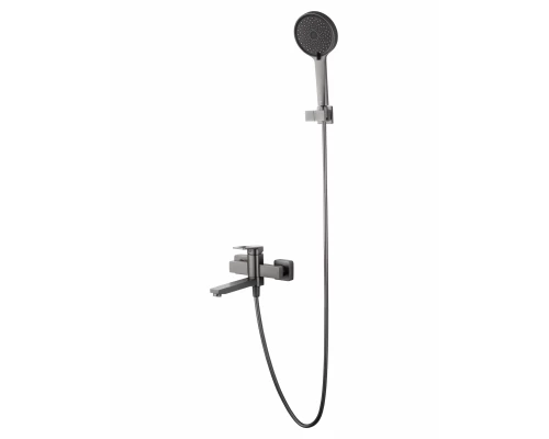 Смеситель для ванны с душем WONZON & WOGHAND FRAME, Темный графит (WW-88639010-BGM)