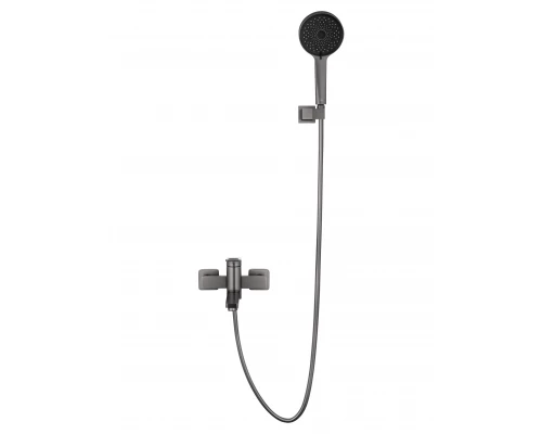 Смеситель для ванны с душем WONZON & WOGHAND FRAME, Темный графит (WW-88639010-BGM)