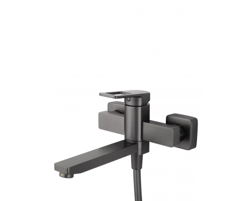 Смеситель для ванны с душем WONZON & WOGHAND FRAME, Темный графит (WW-88639010-BGM)