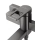 Смеситель для ванны с душем WONZON & WOGHAND FRAME, Темный графит (WW-88639010-BGM)