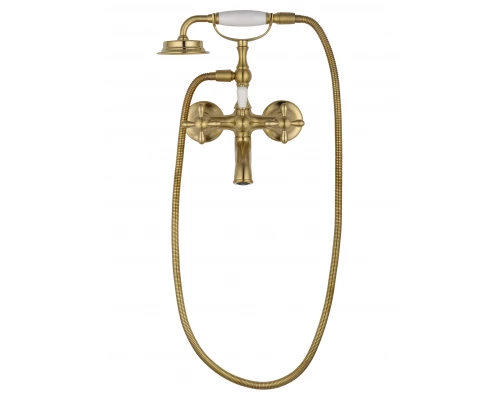 Смеситель для ванны с душем WONZON & WOGHAND RETRO, Брашированное золото (WW-88639020- BG)