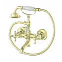 Смеситель для ванны с душем WONZON & WOGHAND RETRO, Глянцевое золото (WW-88639020-PG)
