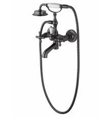 Смеситель для ванны с душем WONZON & WOGHAND RETRO, Темный графит (WW-88639020-BGM)