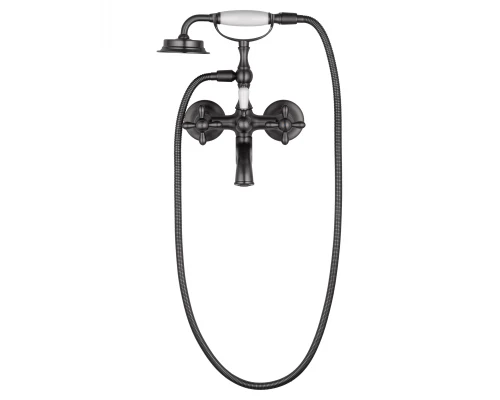 Смеситель для ванны с душем WONZON & WOGHAND RETRO, Темный графит (WW-88639020-BGM)