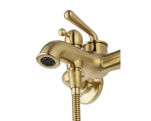 Смеситель для ванны с душем WONZON & WOGHAND STEAM, Брашированное золото (WW-88639008-BG)