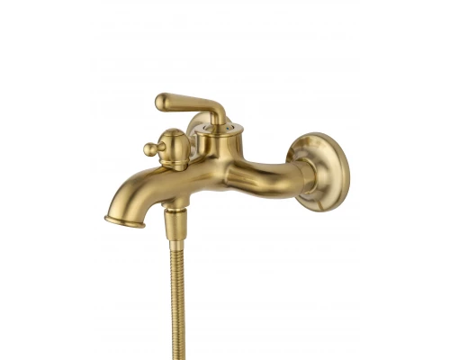 Смеситель для ванны с душем WONZON & WOGHAND STEAM, Брашированное золото (WW-88639008-BG)