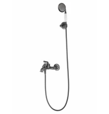 Смеситель для ванны с душем WONZON & WOGHAND STEAM, Темный графит (WW-88639008-BGM)