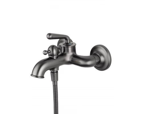 Смеситель для ванны с душем WONZON & WOGHAND STEAM, Темный графит (WW-88639008-BGM)