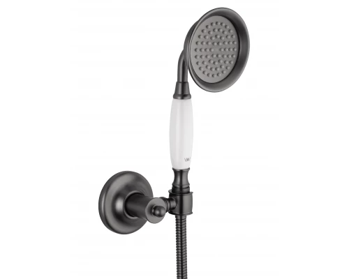 Смеситель для ванны с душем WONZON & WOGHAND STEAM, Темный графит (WW-88639008-BGM)