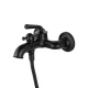 Смеситель для ванны с душем WONZON & WOGHAND STEAM, Черный матовый (WW-88639008-MB)