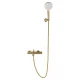 Смеситель для ванны с душем WONZON & WOGHAND STICK, Брашированное золото (WW-88639017- BG)