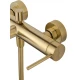 Смеситель для ванны с душем WONZON & WOGHAND STICK, Брашированное золото (WW-88639017- BG)