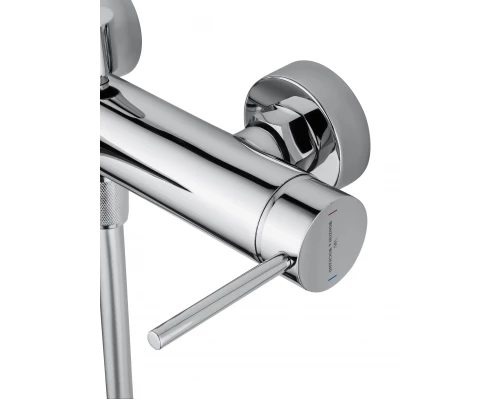 Смеситель для ванны с душем WONZON & WOGHAND STICK, Хром (WW-88639017-CR)