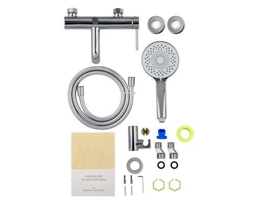 Смеситель для ванны с душем WONZON & WOGHAND STICK, Хром (WW-88639017-CR)
