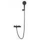 Смеситель для ванны с душем WONZON & WOGHAND STICK, Черный матовый (WW-88639017-MB)