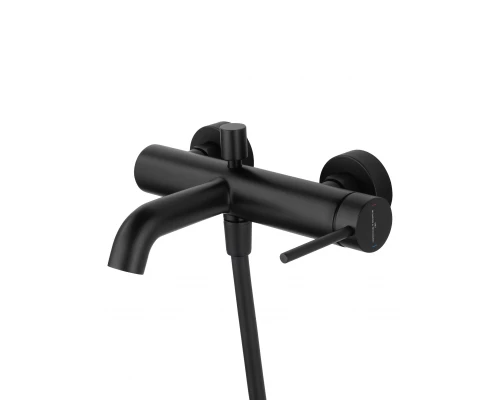 Смеситель для ванны с душем WONZON & WOGHAND STICK, Черный матовый (WW-88639017-MB)
