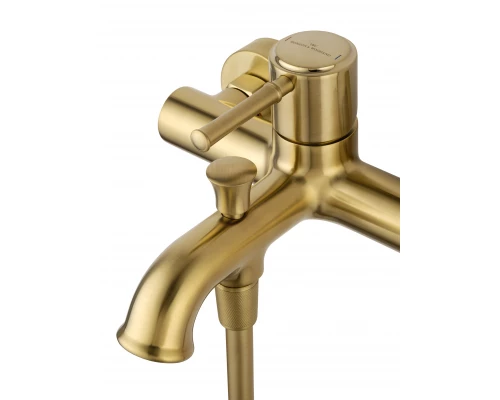 Смеситель для ванны с душем WONZON & WOGHAND TOR, Брашированное золото (WW-88037073-BG)