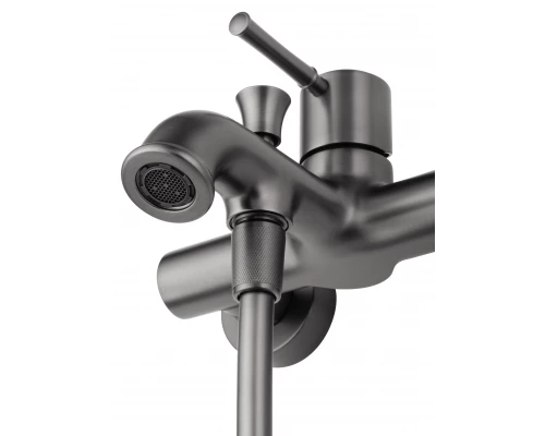 Смеситель для ванны с душем WONZON & WOGHAND TOR, Темный графит (WW-88037073-BGM)