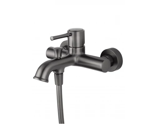 Смеситель для ванны с душем WONZON & WOGHAND TOR, Темный графит (WW-88037073-BGM)