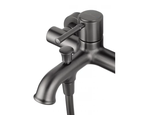 Смеситель для ванны с душем WONZON & WOGHAND TOR, Темный графит (WW-88037073-BGM)
