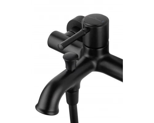 Смеситель для ванны с душем WONZON & WOGHAND TOR, Черный матовый (WW-88037073-MB)