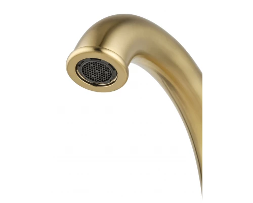 Смеситель на борт ванны WONZON & WOGHAND STEAM, Брашированное золото (WW-88659008-BG)