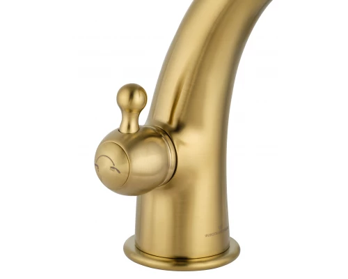 Смеситель на борт ванны WONZON & WOGHAND STEAM, Брашированное золото (WW-88659008-BG)