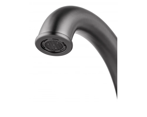 Смеситель на борт ванны WONZON & WOGHAND STEAM, Темный графит (WW-88659008-BGM)