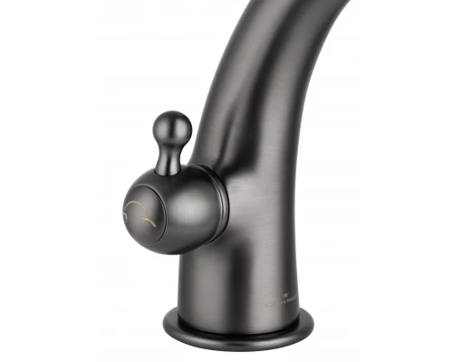 Смеситель на борт ванны WONZON & WOGHAND STEAM, Темный графит (WW-88659008-BGM)