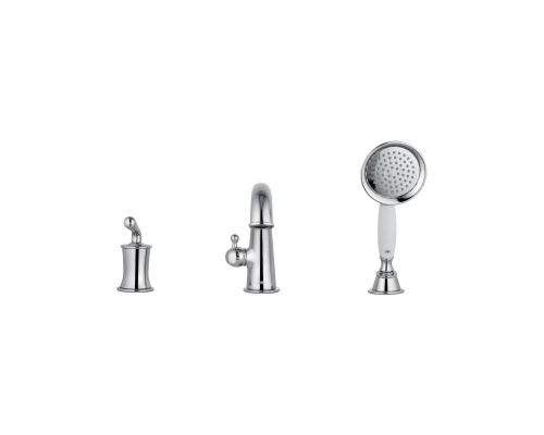 Смеситель на борт ванны WONZON & WOGHAND STEAM, Хром (WW-88659008-CR)