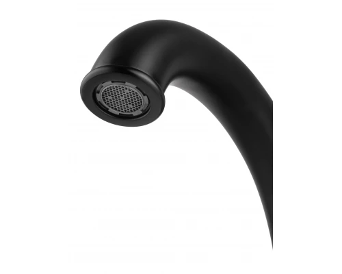 Смеситель на борт ванны WONZON & WOGHAND STEAM, Черный матовый (WW-88659008-MB)