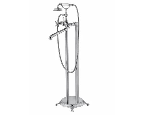 Смеситель для ванны напольного монтажа WONZON & WOGHAND RETRO, Хром (WW-88649020-CR)