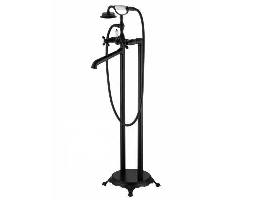 Смеситель для ванны напольного монтажа WONZON & WOGHAND RETRO, Черный матовый (WW-88649020-MB)