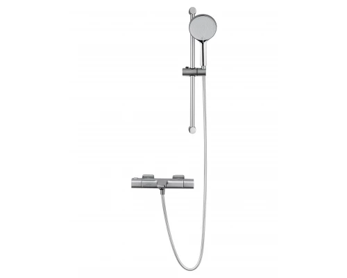 Смеситель для ванны с душем и термостатом WONZON & WOGHAND SOLID, Хром (WW-C2011-A-CR)