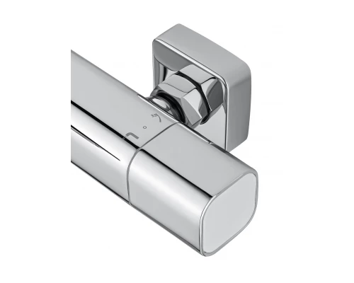 Смеситель для ванны с душем и термостатом WONZON & WOGHAND SOLID, Хром (WW-C2011-A-CR)