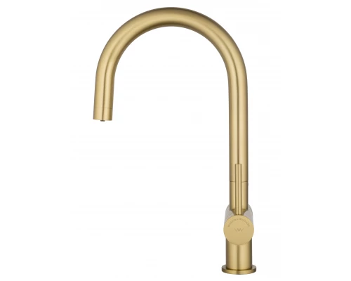 Смеситель для кухни c подключением фильтра WONZON & WOGHAND, Брашированное золото (WW-3211-BG)