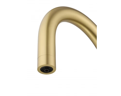 Смеситель для кухни c подключением фильтра WONZON & WOGHAND, Брашированное золото (WW-3211-BG)