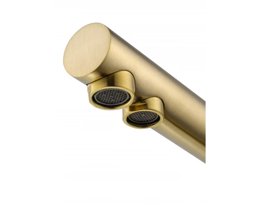 Смеситель для кухни c подключением фильтра WONZON & WOGHAND, Брашированное золото (WW-88458005-BG)