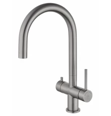 Смеситель для кухни c подключением фильтра WONZON & WOGHAND, Брашированный никель (WW-3211-BS)