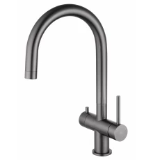 Смеситель для кухни c подключением фильтра WONZON & WOGHAND, Темный графит (WW-3211-BGG)