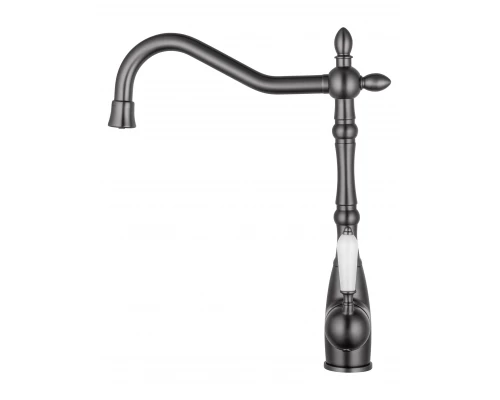 Смеситель для кухни c подключением фильтра WONZON & WOGHAND, Темный графит (WW-88458006-BGM)