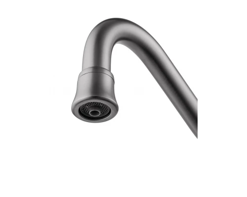 Смеситель для кухни c подключением фильтра WONZON & WOGHAND, Темный графит (WW-88458006-BGM)