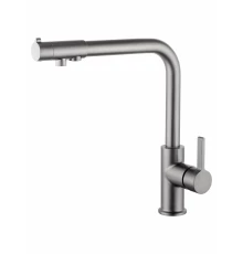 Смеситель для кухни c подключением фильтра WONZON & WOGHAND, Темный графит (WW-88458008-BGM)